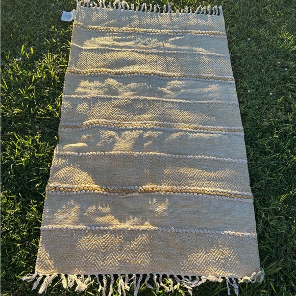 Patina Vie Clemonte Collection
Cotton Rug 58x35 Inches Machine
Washable Yellow - Picture 1 of 3